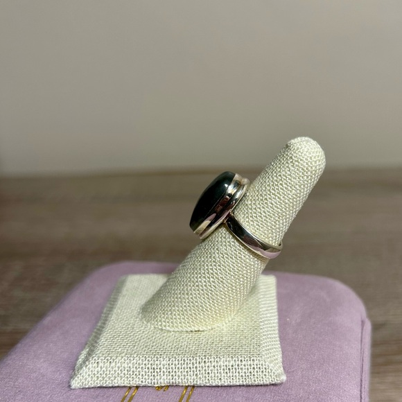 Sterling Silver Blue Fire Labradorite Ring - Picture 4 of 7